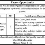 National NGO Jobs 2019 for 3+ Lady Health Visitors