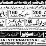 Oman Jobs for Data Entry, Store Keeper, Drivers, Store Keeper & Support Staff