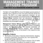 Bank of Punjab (BOP) Management Trainee Officers Program 2019 (Download NTS Form)