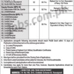 Ministry of Defence / PASB Department Jobs 2019 for 14+ Assistant, Deputy & Directors Posts (Retired Armed Forces)
