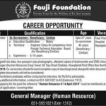 Fauji Foundation Jobs 2019 for Engineering, DAE, Receptionist, Customer Service and Trainer Posts (Multiple Cities)