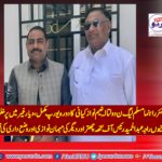naeem nawaz kayani, senior, leader, PMLN, doltala, reached, Pakistan, after,successful, visit, of, europe, ch abdul hameed, raees, natha chappar, received, him