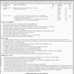 Communication & Works Department KP Jobs 2019 for 31+ Sub-Engineers & Draftsman