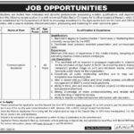 Public Sector Organization Sindh Jobs 2019 for Communication Specialists (Download NTS Form)