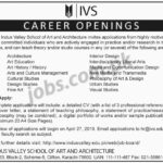 Indus Valley School (IVS) Karachi Jobs 2019 for Teaching Faculty