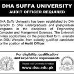 DHA SUffa University Jobs 2019 for Audit Officer