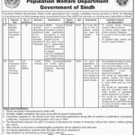 Population Welfare Department Sindh Jobs 2019 For 181+ Family Planning Counselors and Medical Officers