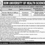 Dow University Of Health & Sciences Jobs 2019 For Medical Officers