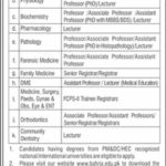 Bahria University (Karachi) Jobs 2019 For Medical & Teaching Faculty