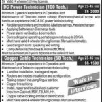Saudi Arabia Telecom Company Jobs 2019 for 200+ Telecom Technicians