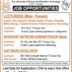 Peshawar Model Degree Colleges Jobs 2019 for IT & Teaching Staff