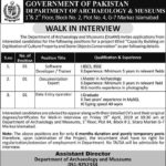 Archaeology & Museums Department Islamabad Jobs 2019 for Data Entry Operator, Documentation Expert and IT Posts (Walk-in Interviews)