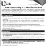 U Microfinance Bank Jobs 2019 for Chief HR Officer