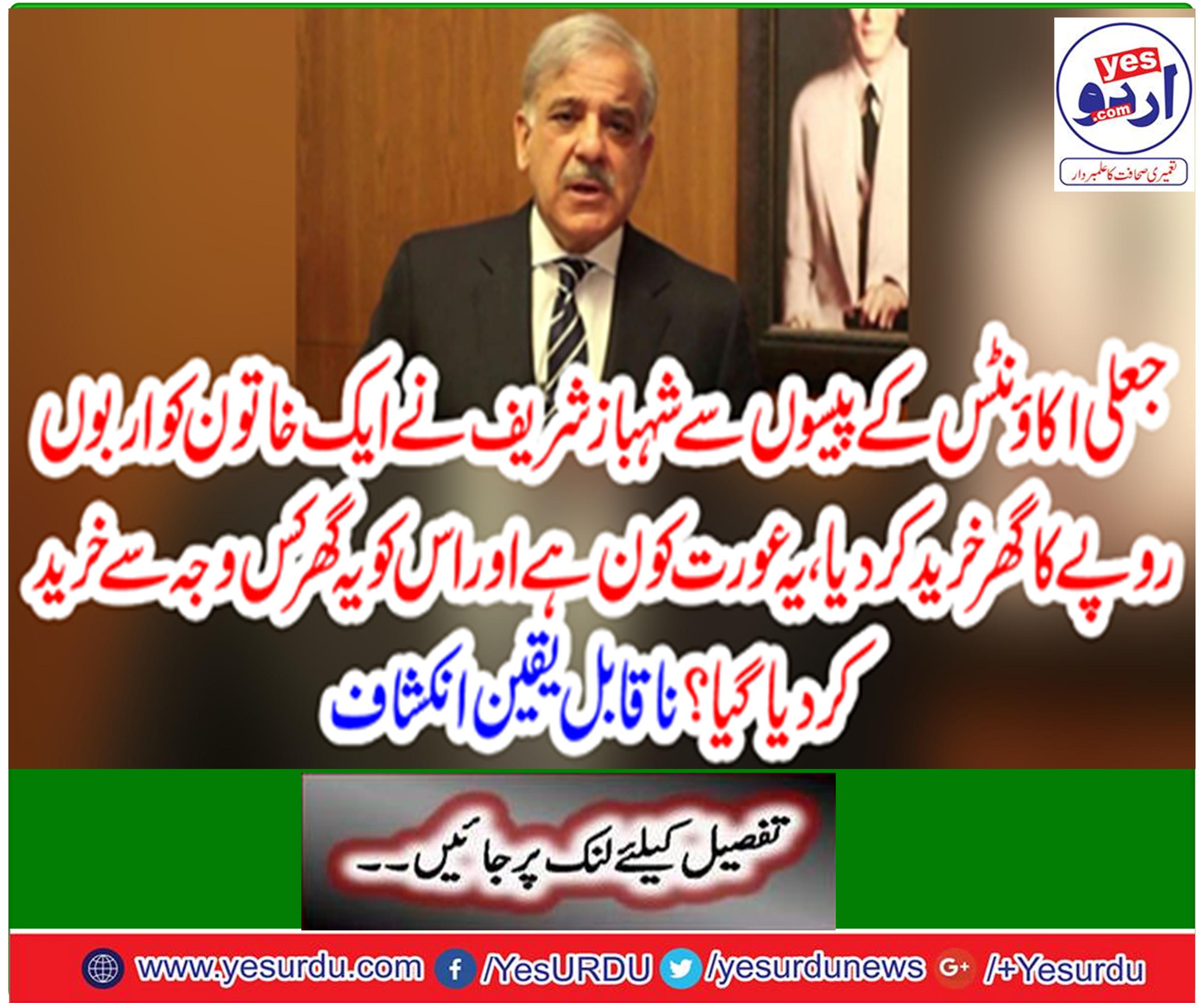 Taimina Durani's house located in Taxila were purchased from fake accounts money