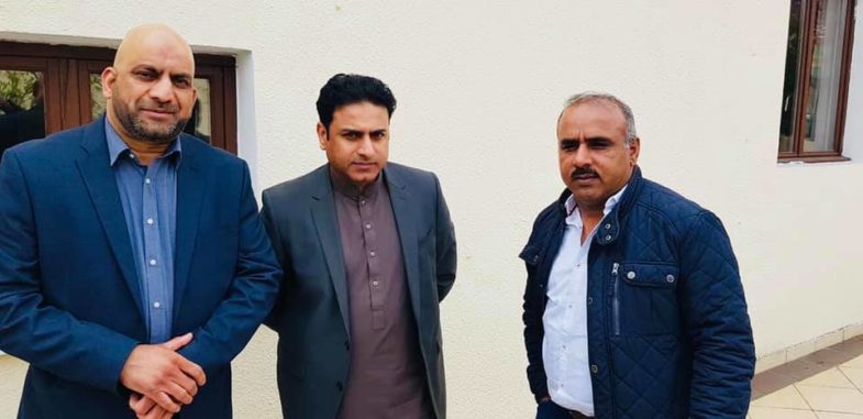 Rashid butt, senior, leader, PMLN, youth wing, France, organizer,lunch, for, raja nadeem ahmed, chairman, UC, 2, bairan kalan