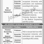 Air University Jobs 2019 for Teaching Faculty (Multiple Subjects)