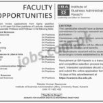 IBA Karachi Jobs 2019 for 52+ Teaching Faculty Posts