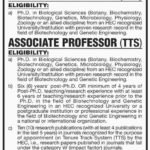 University of Karachi Jobs 2019 for Teaching Faculty at Dr AQ Khan Institute / KIBGE