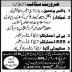 Pakistan Cadet School / College Murree Jobs 2019 for Teaching Staff, PTI, V.Principal and Security Guards