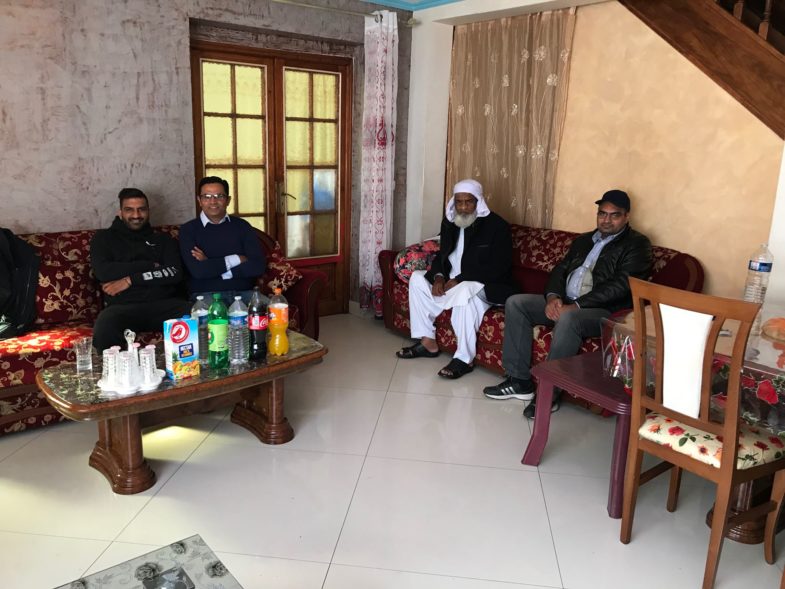 haji bostan khan, father, of, malik ansar Khan, reached, paris, after, completing, visit, of, Pakistan, asghar khan, pmln, france, and, qari farooq ahmed, farooqi, meet, him, at, his, house