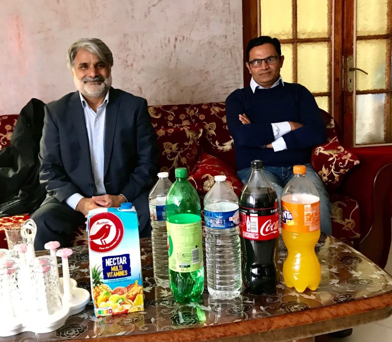 haji bostan khan, father, of, malik ansar Khan, reached, paris, after, completing, visit, of, Pakistan, asghar khan, pmln, france, and, qari farooq ahmed, farooqi, meet, him, at, his, house