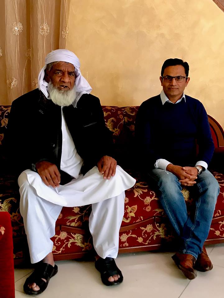 haji bostan khan, father, of, malik ansar Khan, reached, paris, after, completing, visit, of, Pakistan, asghar khan, pmln, france, and, qari farooq ahmed, farooqi, meet, him, at, his, house