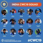 The Indian Cricket Board announced 15-member squad led by Virat Kohli for the World Cup