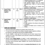 Kind Edward Medical University (Sheikhupura) Jobs 2019 for Engineering / Dy Project Managers & Project Managers