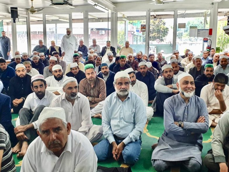 haji liaquat ali sher ismaila, arranged, condolence, reference, and, and, prayer, for, usama qamar kaira, and, hamza butt