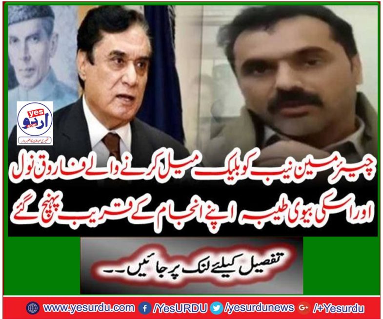 Reference presented in accountability court against Farooq Nawal and his wife Tayyaba