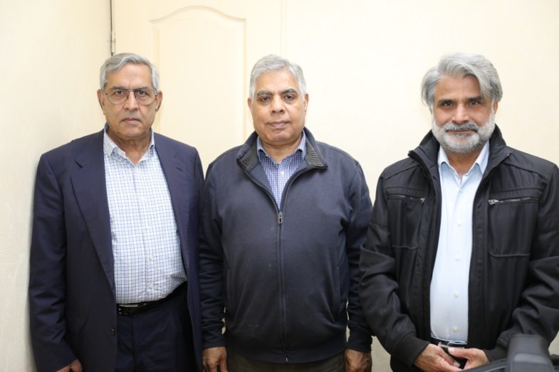 yesurdu, news, 4th anniversary, distinguished, pmln, leaders, chairman, tariq javed, and, chief, organizer, mian muhammad nahif, greeted, the yesrudu , team, by, visiting, paris, office, and, meet, managing, editor, yesurdu, news, qari farooq ahmed farooqi