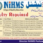 NIHMS Institute Peshawar Jobs 2019 for Teaching Faculty