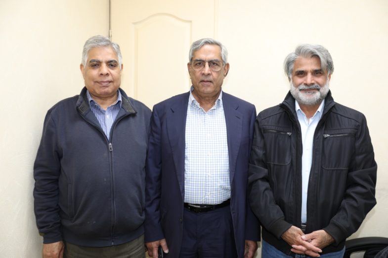 yesurdu, news, 4th anniversary, distinguished, pmln, leaders, chairman, tariq javed, and, chief, organizer, mian muhammad nahif, greeted, the yesrudu , team, by, visiting, paris, office, and, meet, managing, editor, yesurdu, news, qari farooq ahmed farooqi