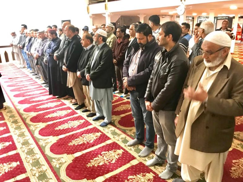 ch. naeedm mumtaz's brother, died, funeral, prayer, at, minhaj ul quran, france, at, 12 am