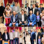 Sardar Zahoor Iqbal, arranged, a, dinner, in, favor, of, friends, in, Paris