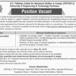 UET Peshawar Jobs 2019 for Internal Auditor