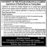 University of Punjab (Gujranwala) Jobs 2019 for Medical Doctor Posts