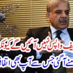 Shahbaz Sharif will not come back because ..