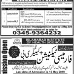 FIMS College Of Nursing & Health Sciences Jobs 2019 for Teaching Faculty / Lecturers