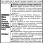 Pakistan Red Crescent Society Jobs 2019 For Program Officer