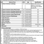 DHQ Hospital Hangu Jobs 2019 for Various Medical & Support Staff