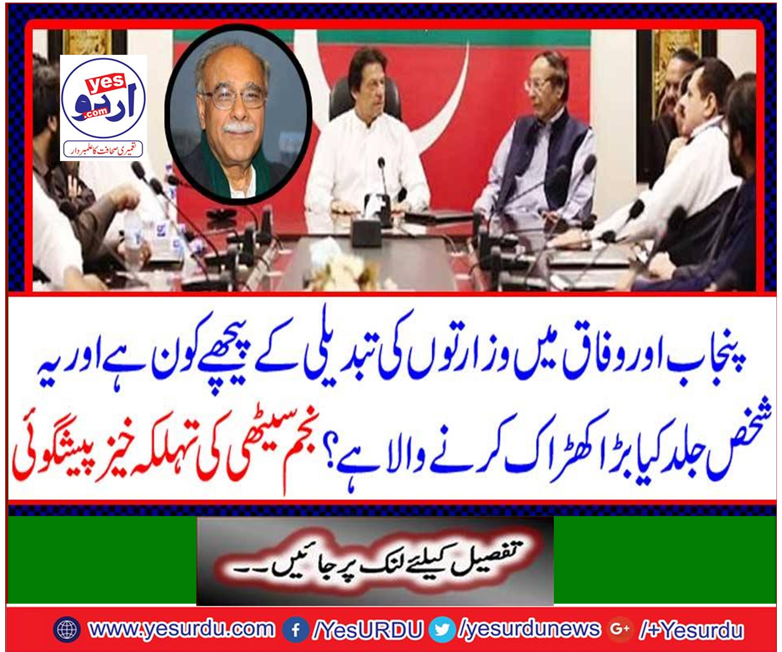 Who is behind the changes in ministries in Punjab and federal