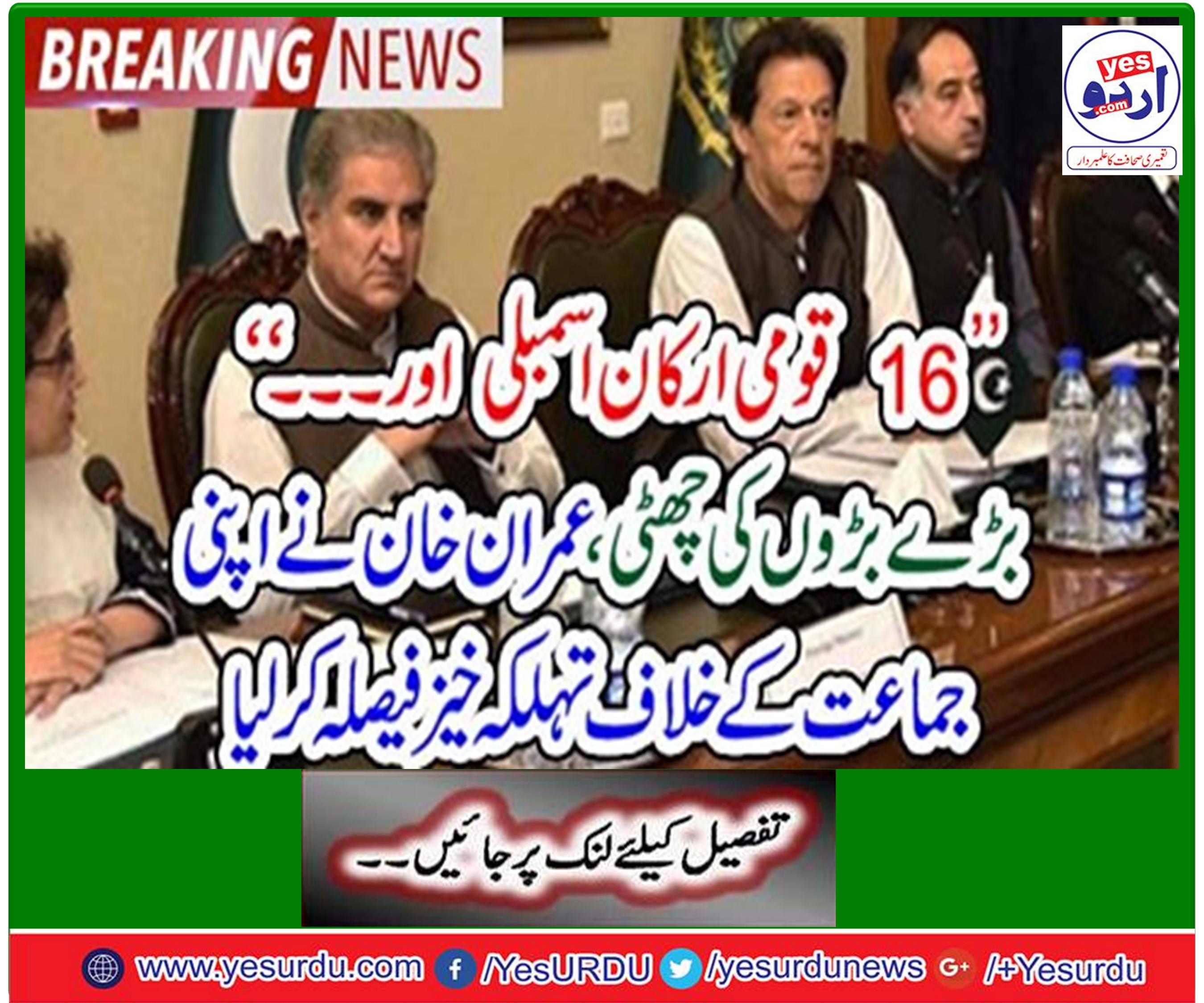 Prime Minister Imran Khu decided to organize to Tehreek-e-Insaf