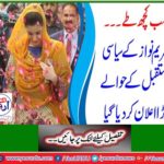 Announcement of Maryam Nawaz's political future