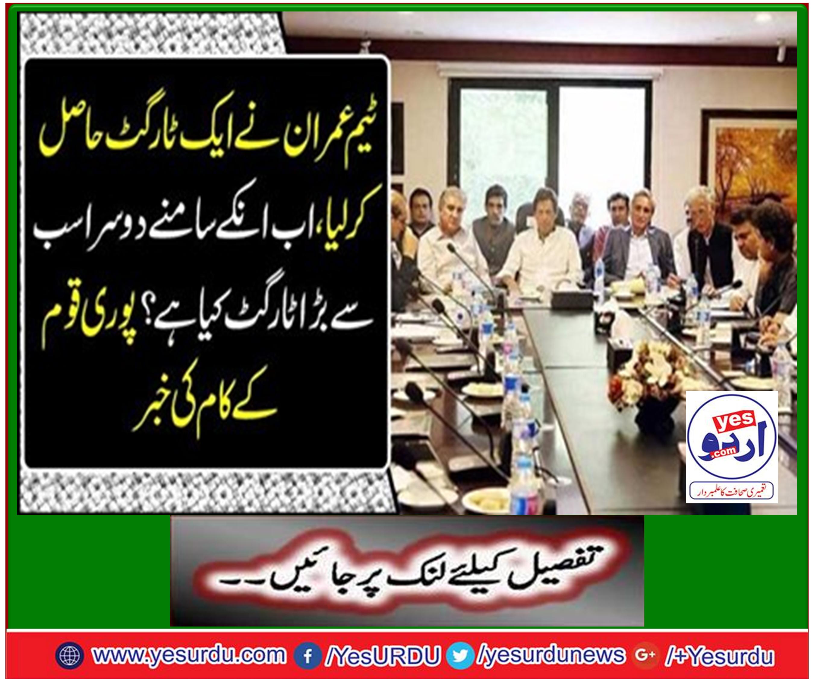 The first target was the IMF program which was achieved