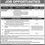 NSPP Pakistan Govt Jobs 2019 for 2 Computer Operators