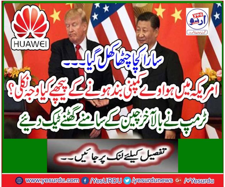 Trumpet finally knees before