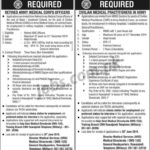 Pak Army GHQ Jobs 2019 for Civilian & Retired Army Medical Corps Officers