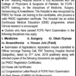PAF Hospital Mushaf House Job Training 2019/20