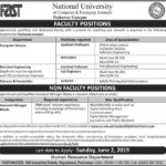 National University of Computer & Emerging Sciences (Peshawar) Jobs 2019 for Teaching & Non-Teaching Staff